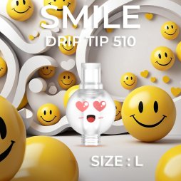 Drip Tip 510 Smiley L (E) - Fumytech