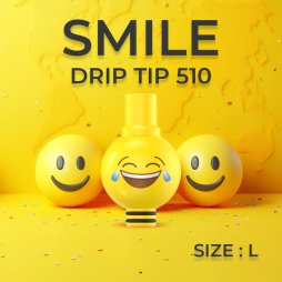 Drip Tip 510 Smiley L (E) - Fumytech