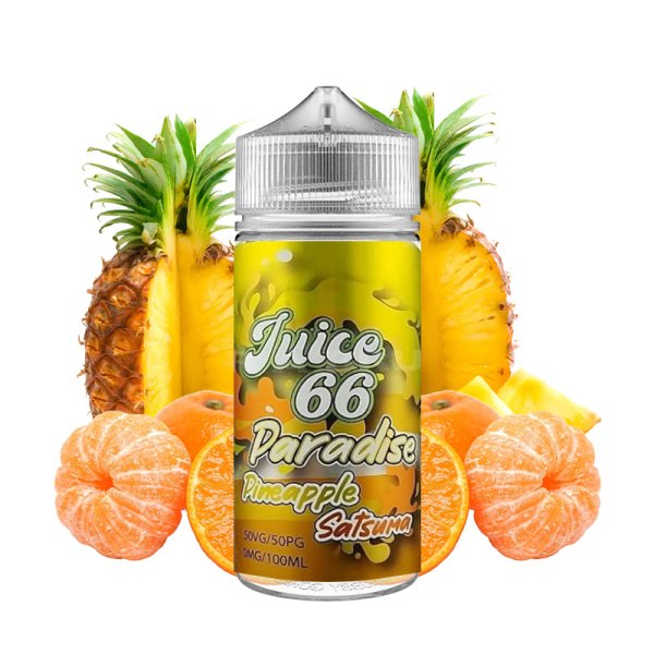 Pineapple Satsuma 0mg 100ml - Paradise by Juice 66