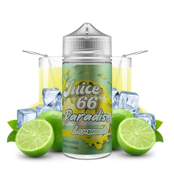 Lemonade 0mg 100ml - Paradise by Juice 66