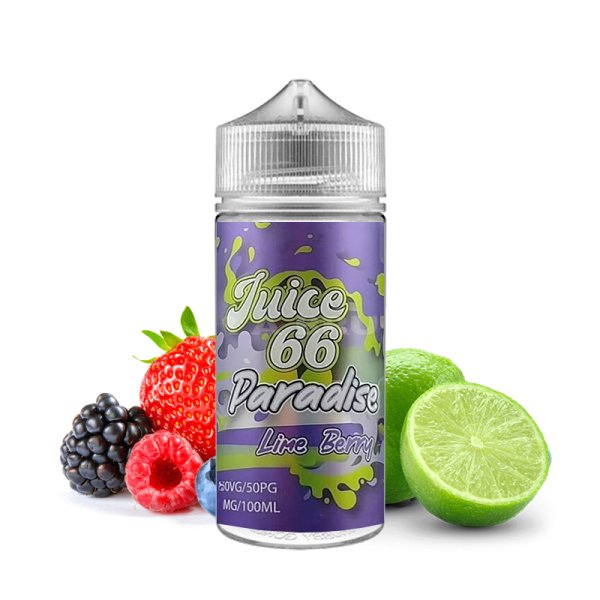 Lime Berry 0mg 100ml - Paradise by Juice 66