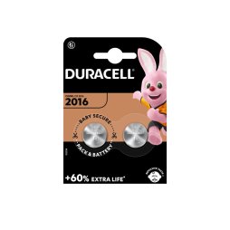 Lithium Batteries CR/DL2016 3V 75mAh (2pcs) - Duracell