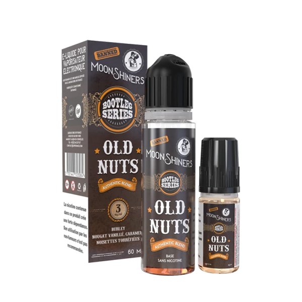 Old Nuts 0mg 50ml + 1 Booster 10ml - Bootleg Series by MoonShiners