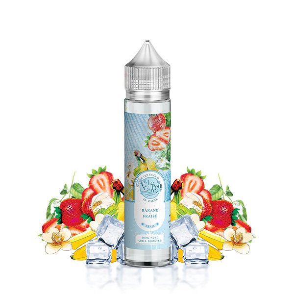 Banane Fraise Frais 0mg 50ml - Le Petit Verger by Savourea