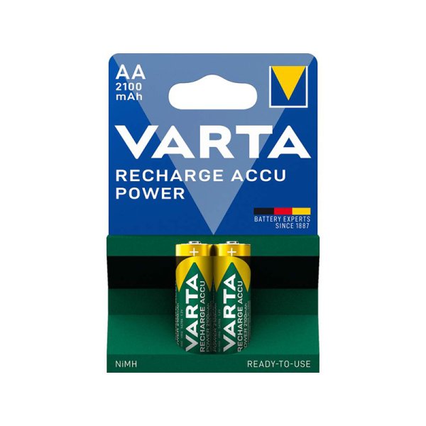 Piles Alcaline HR6 2100mAh (2pcs) - Varta