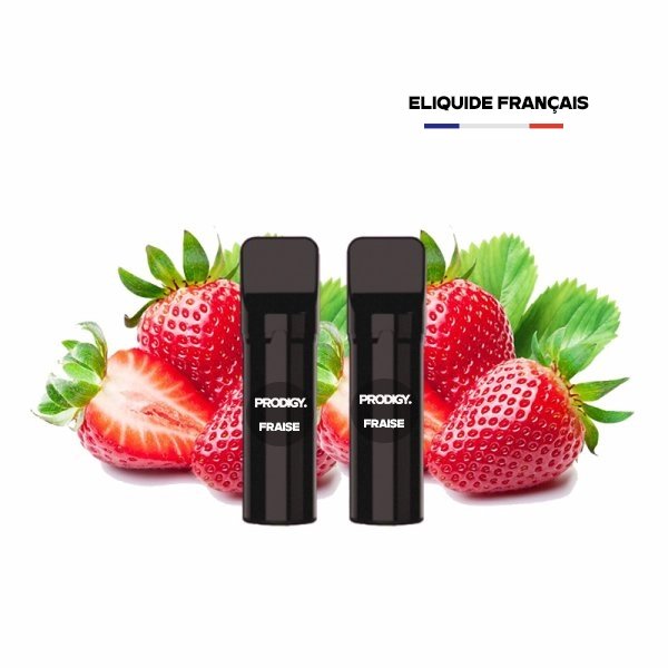 Cartouche Pré-Remplie Fraise Nic Salt (2pcs) - Prodigy by Vape Maker