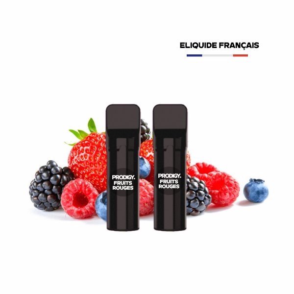 Cartouche Pré-Remplie Fruits Rouges Nic Salt (2pcs) - Prodigy by Vape Maker