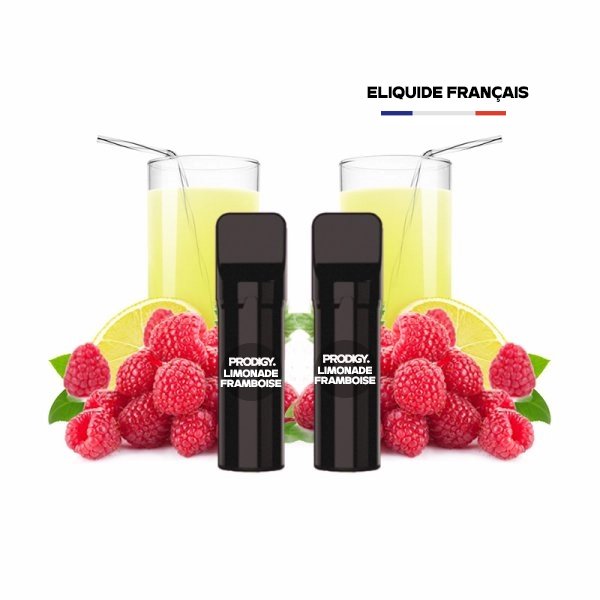 Cartouche Pré-Remplie Limonade Framboise Nic Salt (2pcs) - Prodigy by Vape Maker