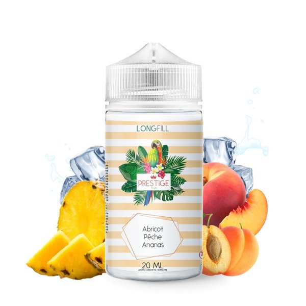 Long Fill Abricot Pêche Ananas 0mg 20/120ml - Prestige Fruits