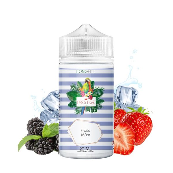 Long Fill Fraise Mûre 0mg 20/120ml - Prestige Fruits