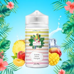 Long Fill Ananas Pêche Mangue 0mg 20/120ml - Prestige Fruits