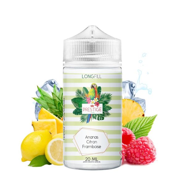 Long Fill Ananas Citron Framboise 0mg 20/120ml - Prestige Fruits