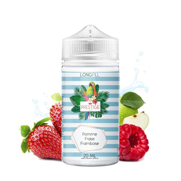 Long Fill Pomme Fraise Framboise 0mg 20/120ml - Prestige Fruits