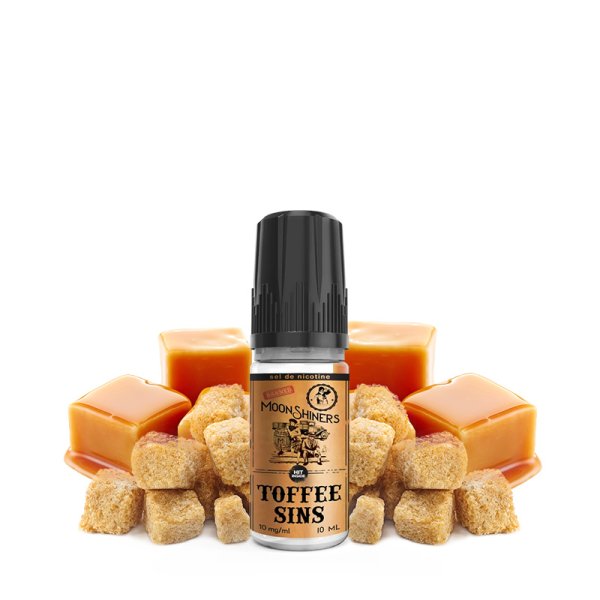 Toffee Sins Nic Salt 10ml - MoonShiners