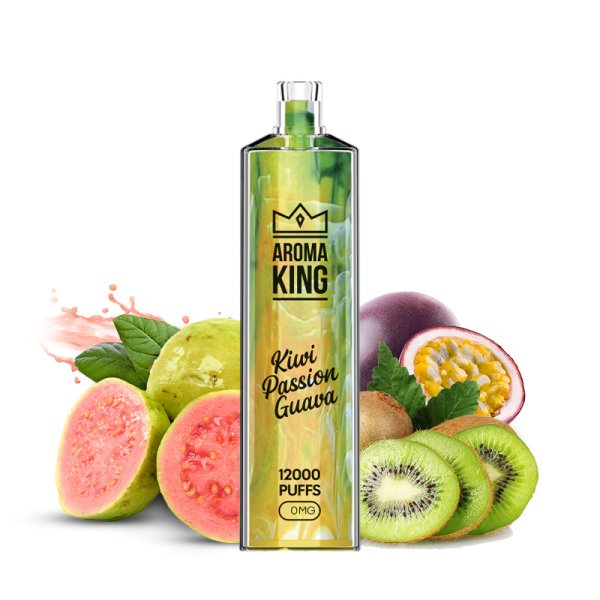 Puff Gem 12000 Kiwi Passion Guava - Aroma King