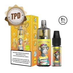 10000 Puff Strawberry Kiwi Ice 10ml - Tornado by Gobar