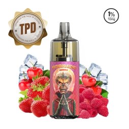 10000 Puff Strawberry Raspberry Cherry Ice 10ml - Tornado by Gobar