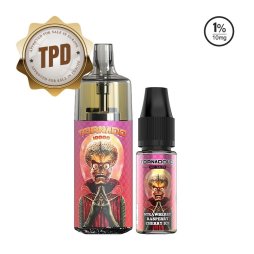 10000 Puff Strawberry Raspberry Cherry Ice 10ml - Tornado by Gobar