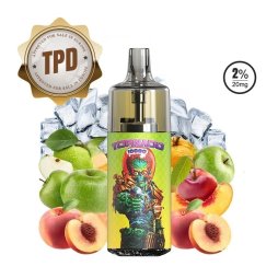 10000 Puff Apple Peach Ice 10ml - Tornado by Gobar