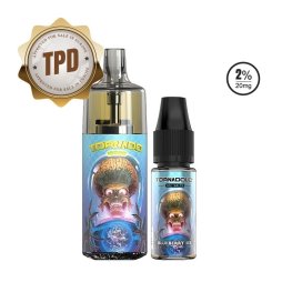 10000 Puff Blueberry Ice 10ml - Tornado by Gobar