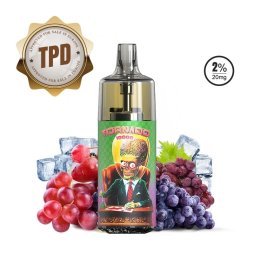 10000 Puff Grape Ice 10ml - Tornado by Gobar