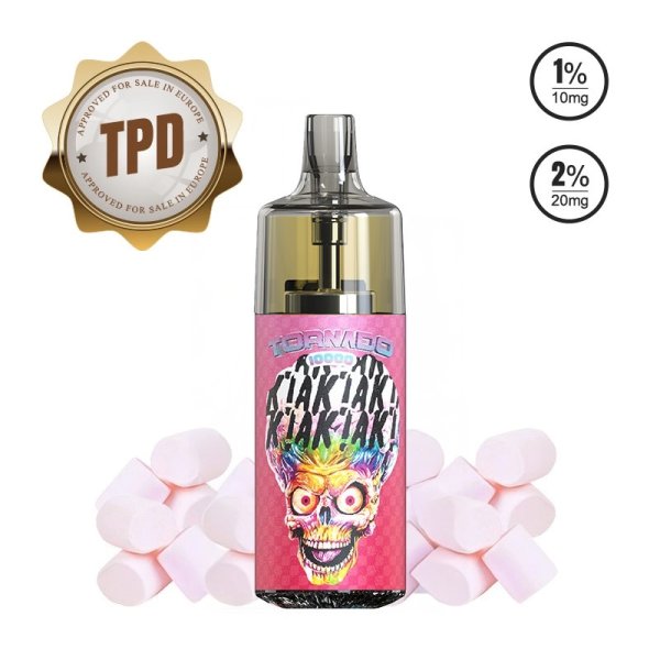 10000 Puff Marsmallow 10ml - Tornado by Gobar