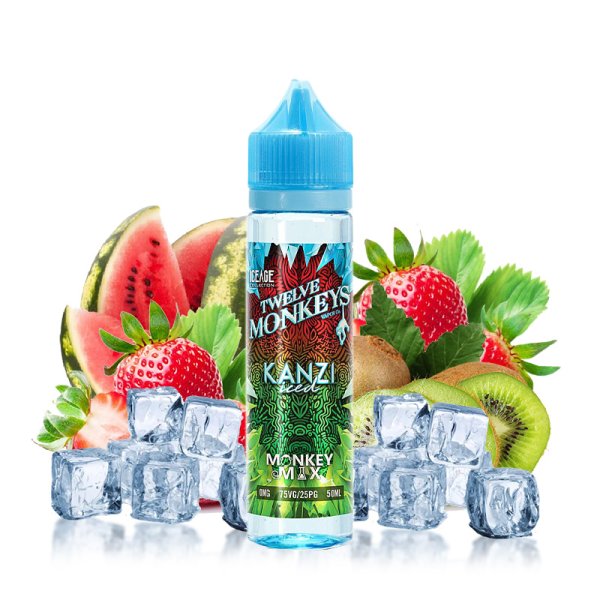 Kanzi Iced 0mg 50ml - Twelve Monkeys Ice Age