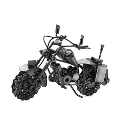 [FID] Steampunk Metal Motorcycle Statue C