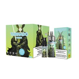 10000 Puff Kiwi Passion Ice 10ml - Tornado by Gobar