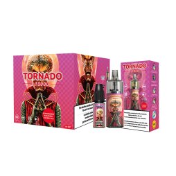 10000 Puff Strawberry Raspberry Cherry Ice 10ml - Tornado by Gobar