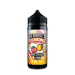 White Peach Lemon 0mg 100ml - Seriously Fusionz by Doozy