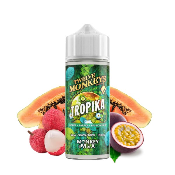 Tropika Monkey Mix 0mg 100ml - Twelve Monkeys