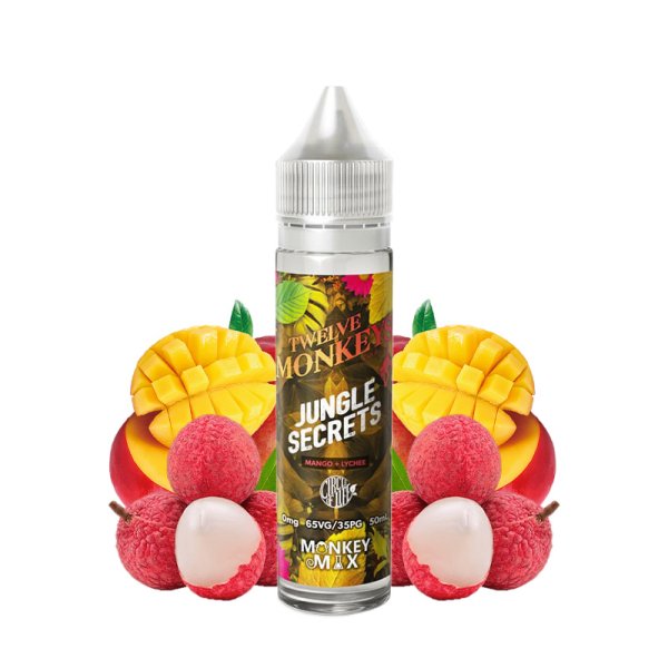 Jungle Secret Monkey Mix 0mg 50ml - Twelve Monkeys