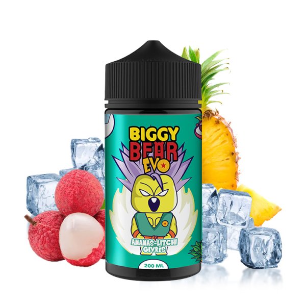 Ananas Litchi Givrés 0mg 200ml - Biggy Bear