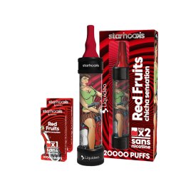 Kit Mini Chicha Red Fruits - Starhooks by Liquideo