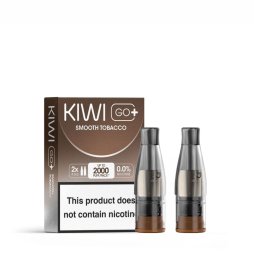 Pre-filled Cartridge Smooth Tobacco Kiwi Go+ (2pcs) - Kiwi Vapor