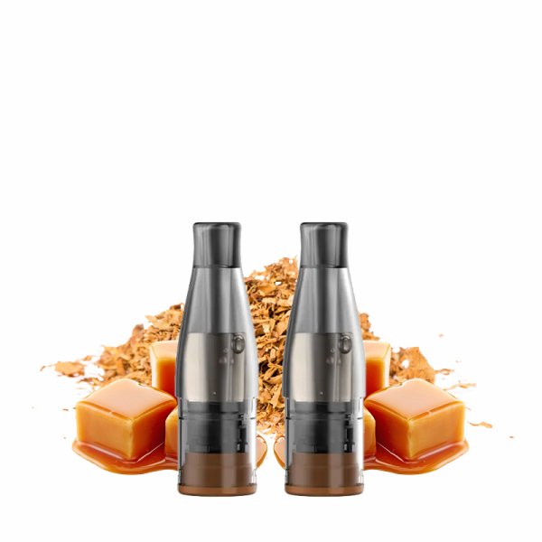 Cartouche Pré-remplie Caramel Tobacco Kiwi Go+ (2pcs) - Kiwi Vapor