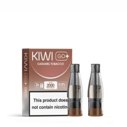 Cartouche Pré-remplie Caramel Tobacco Kiwi Go+ (2pcs) - Kiwi Vapor