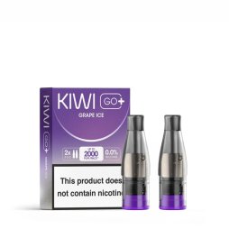 Cartouche Pré-remplie Grape Ice Kiwi Go+ (2pcs) - Kiwi Vapor