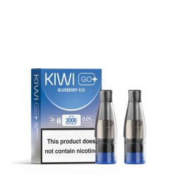 Cartouche Pré-remplie Blueberry Ice Kiwi Go+ (2pcs) - Kiwi Vapor