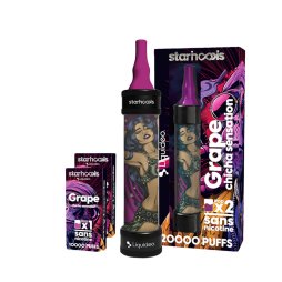 Kit Chicha Grape - Starhooks by Liquideo