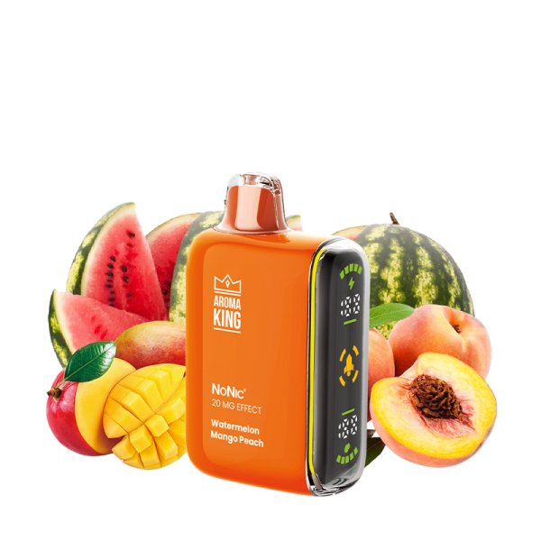 Puff NoNic Galaxy 15000 Mango Peach Watermelon TPD Ready - Aroma King