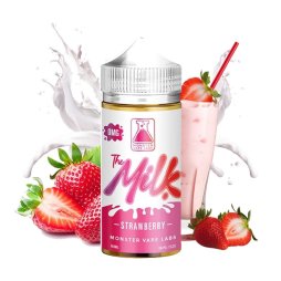 Strawberry 0mg 100ml - The Milk by Monster Vape Labs