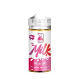 Strawberry 0mg 100ml - The Milk by Monster Vape Labs