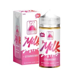 Strawberry 0mg 100ml - The Milk by Monster Vape Labs