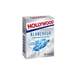 Chewing-Gum Blancheur Menthe (20 Pièces) - Hollywood