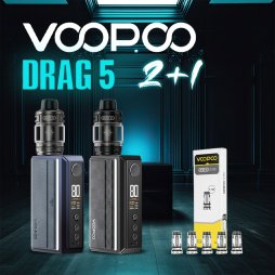 2+1 Offre Découverte Drag 5 - Voopoo