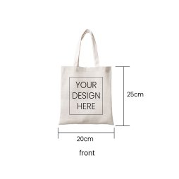 Custom Canvas 20x25cm Bag