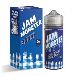 Blueberry 0mg 100ml - Jam Monster by Monster Vape Labs