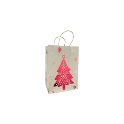 Kraft Christmas Tree Bag 15x8x21cm (10pcs)